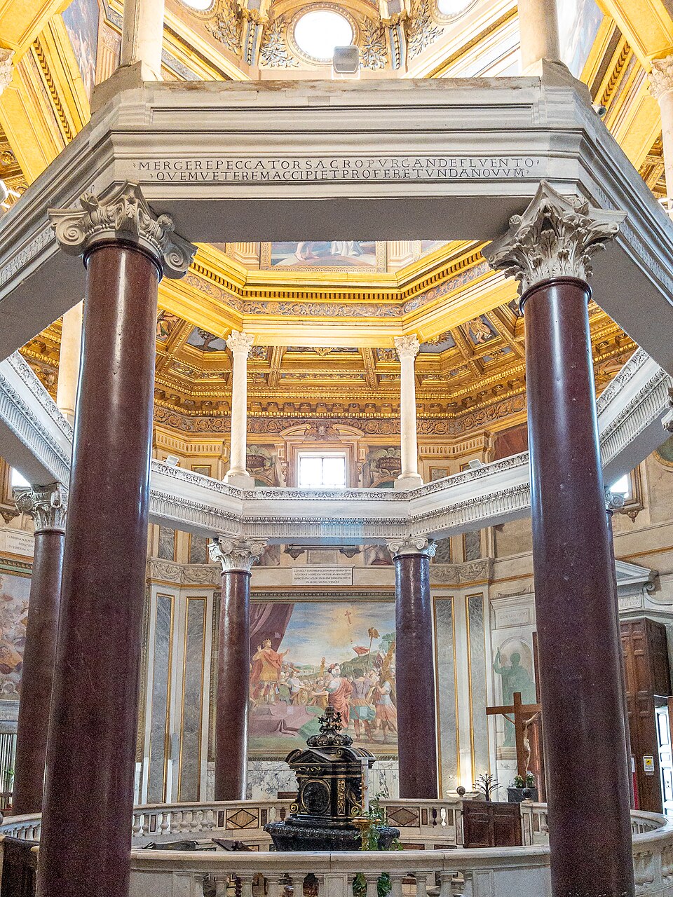 Lateran Baptistery renovations, 1633